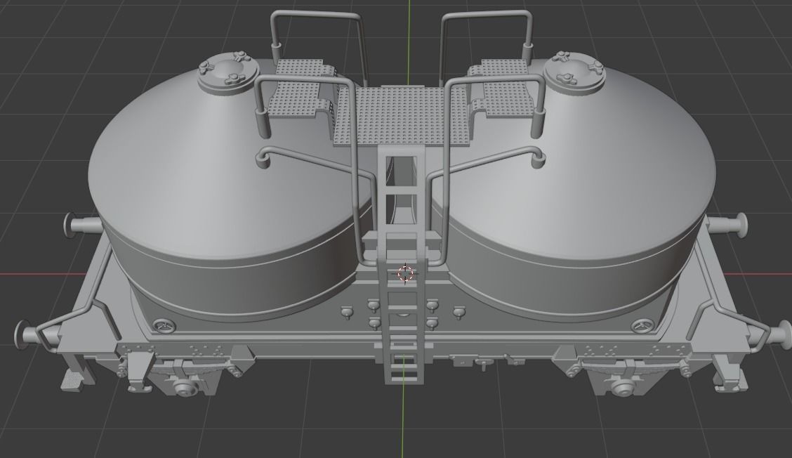 H0 1-87 scale Silo Wagon UCS 908 3D print model_5