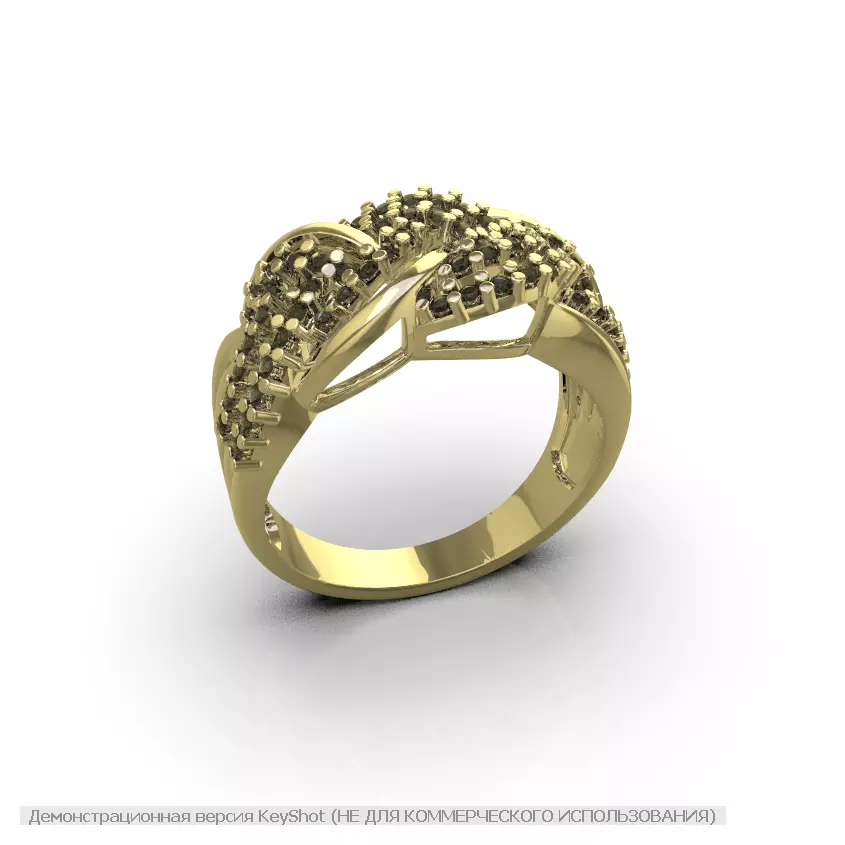 diamond ring 3D print model