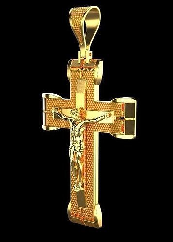 cross 3d print model cross for men 3D print model