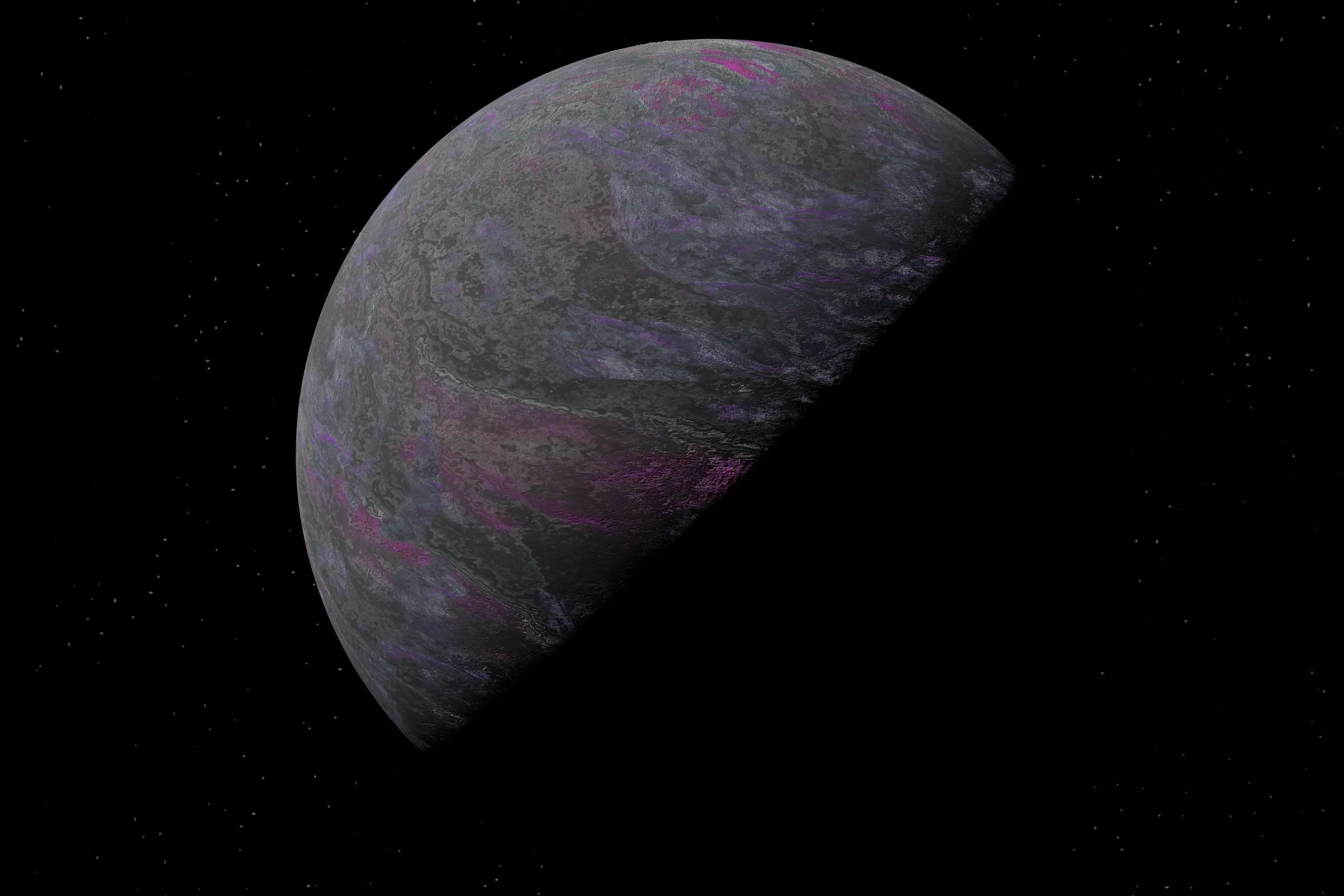 alien moon 002 Low-poly 3D model_0