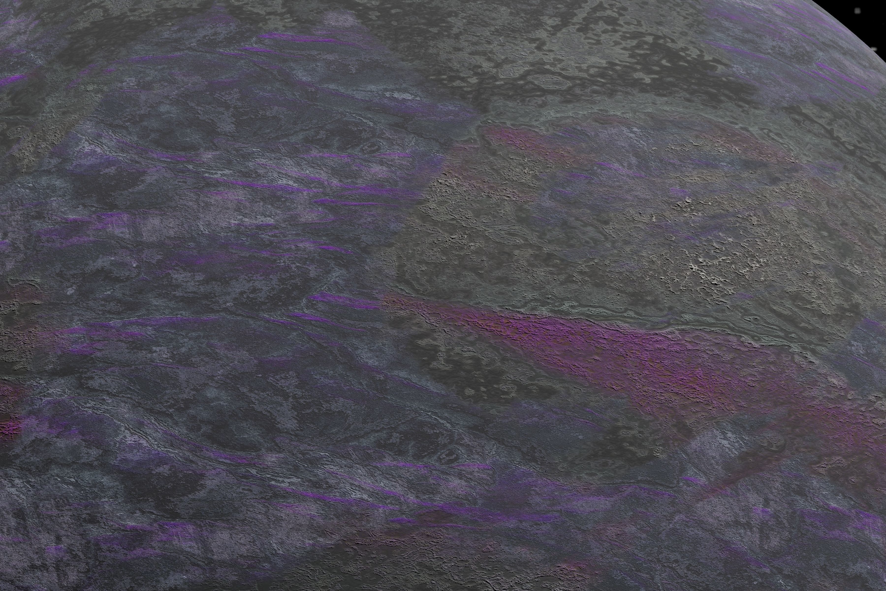 alien moon 002 Low-poly 3D model_9