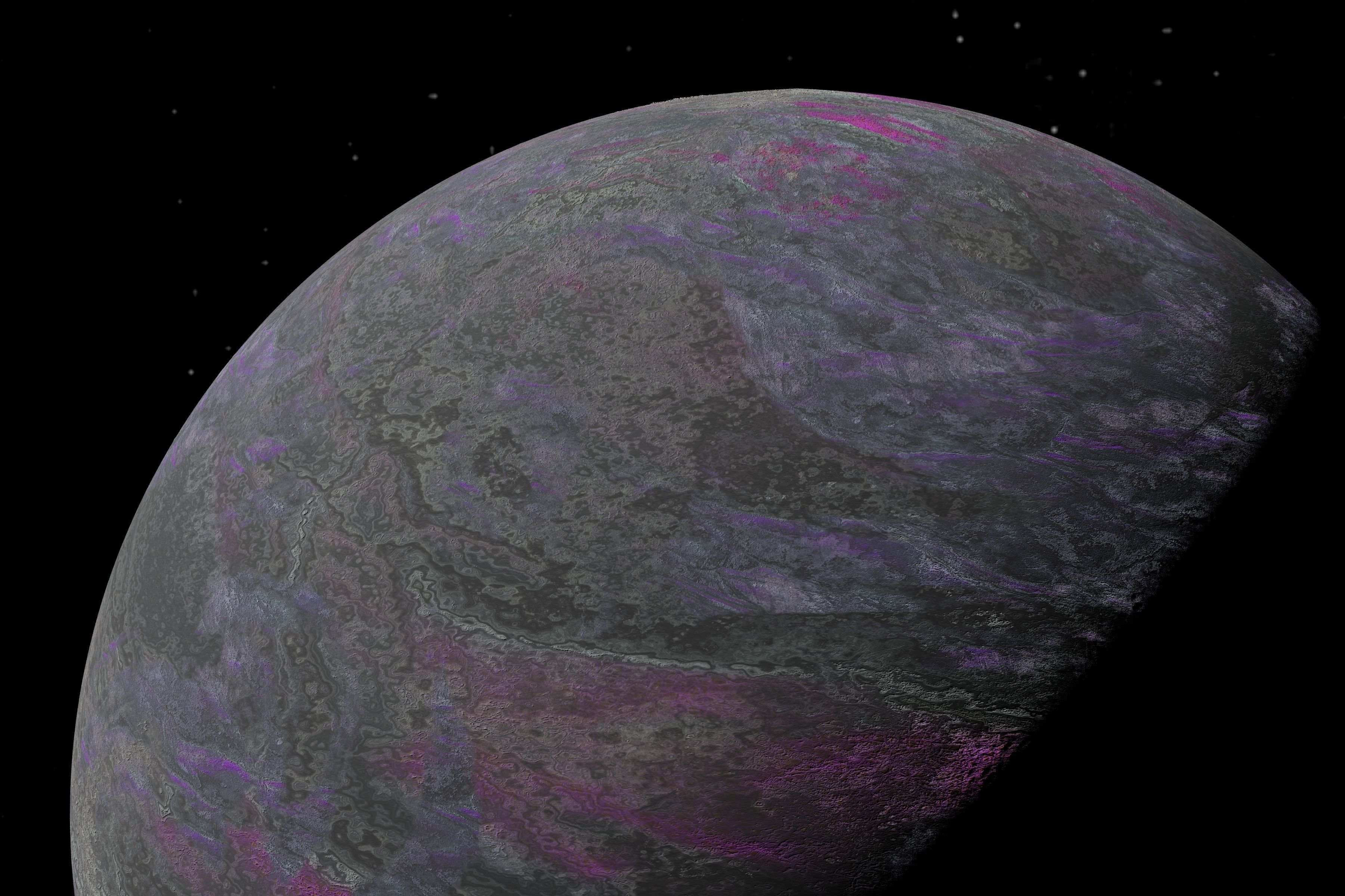 alien moon 002 Low-poly 3D model_12