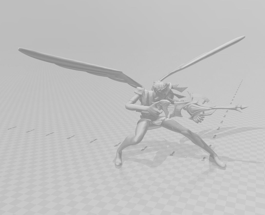 DWG Jhin 3D Model 3D print model_2