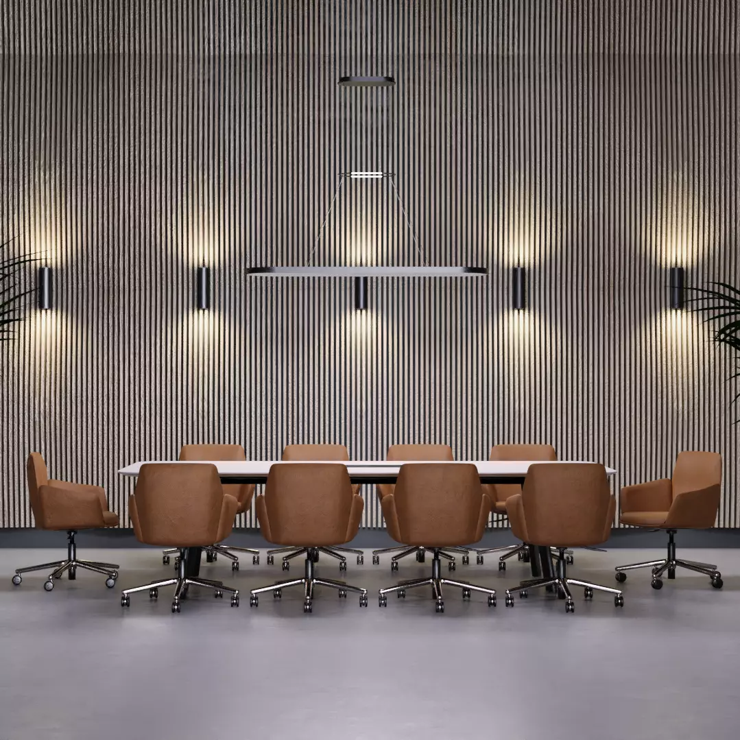 Blender Cycles Conference Room Scene Free 3D model_0