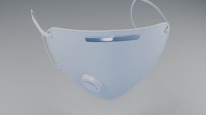 Medical face mask 3D model 3D model