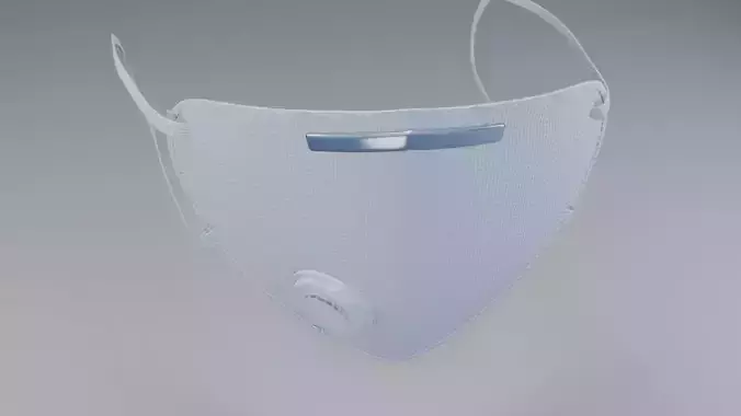 Medical face mask 3D model 3D model