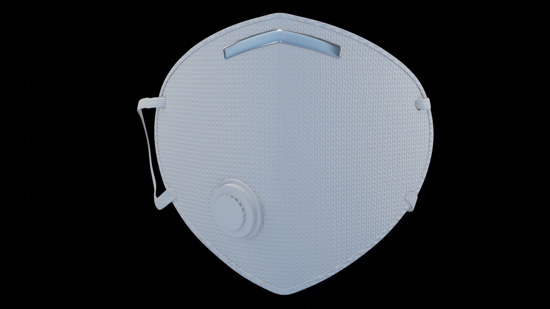 Medical face mask 3D model 3D model_1