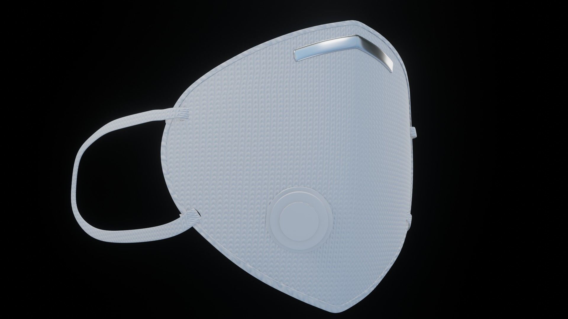 Medical face mask 3D model 3D model_2