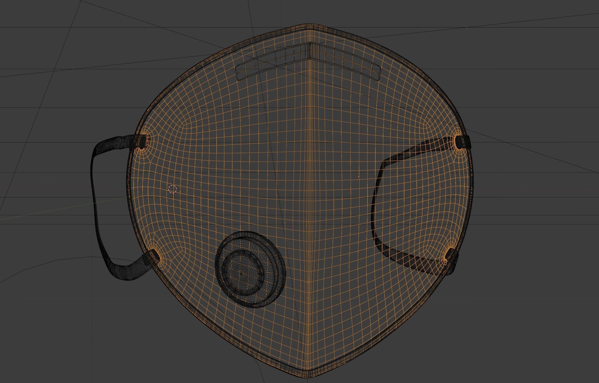 Medical face mask 3D model 3D model_6