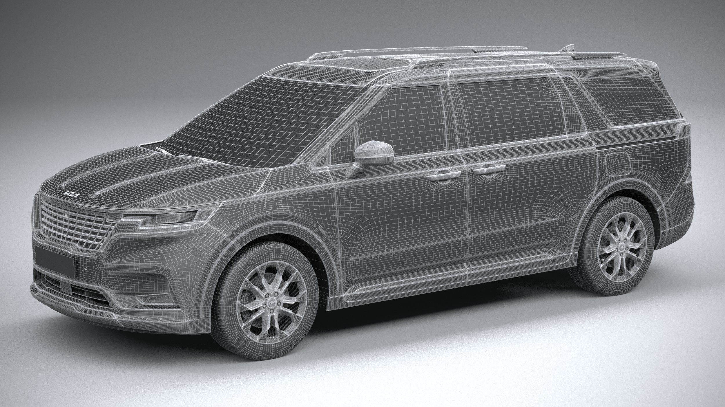 Kia Carnival 2022 3D model_26