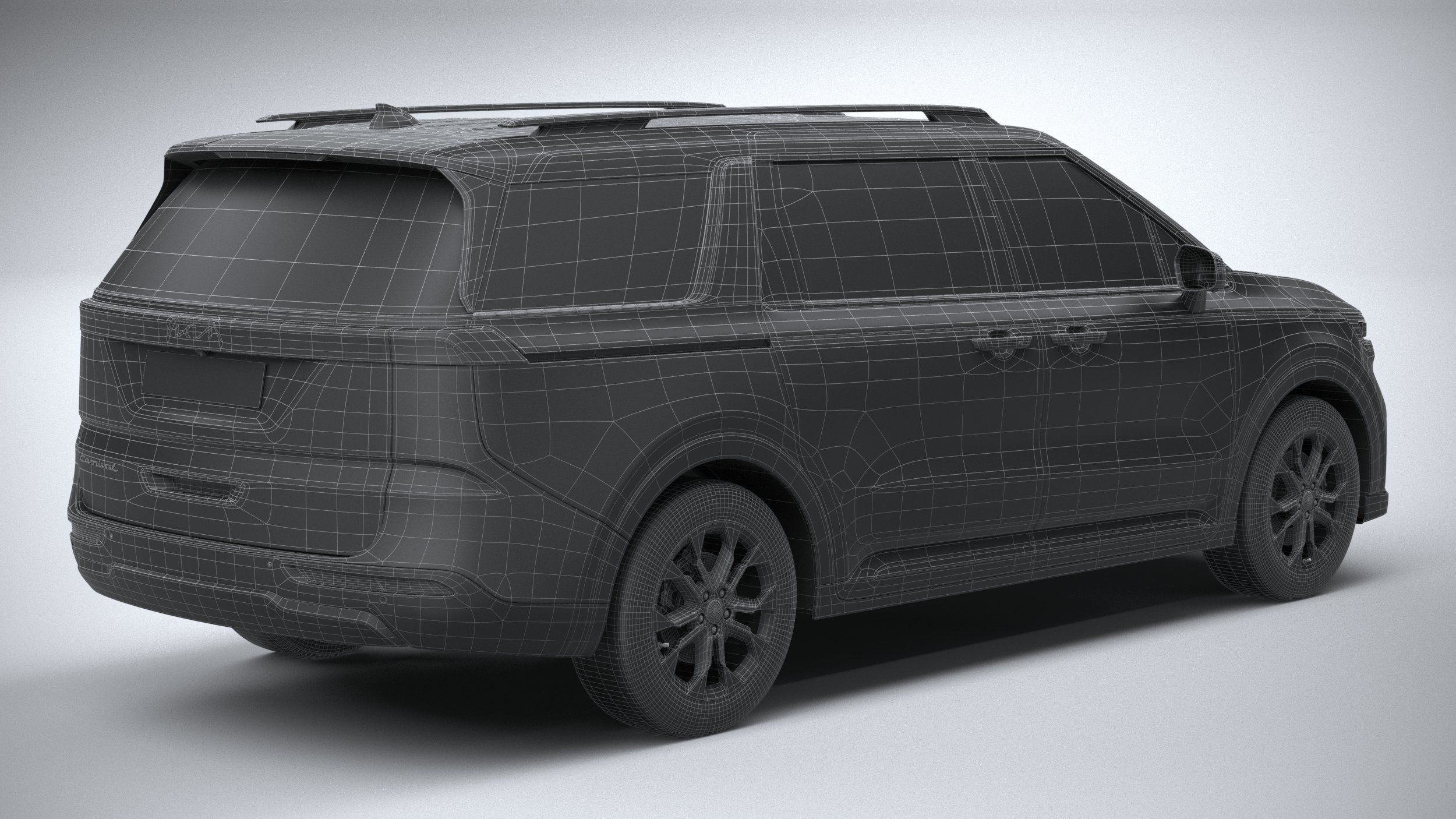 Kia Carnival 2022 3D model_29