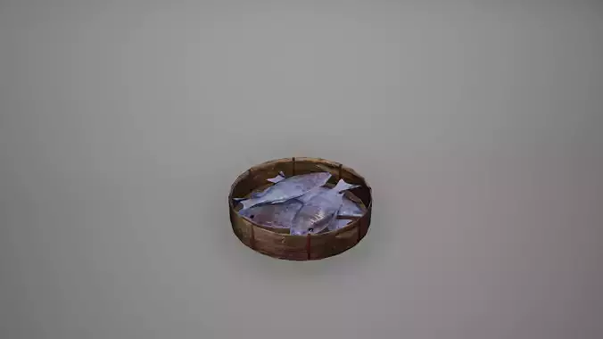 Viking Fish Low Poly Game Ready