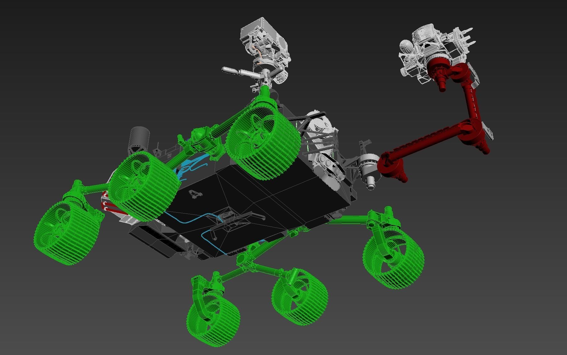 Perseverance Mars Rover 3D model_6