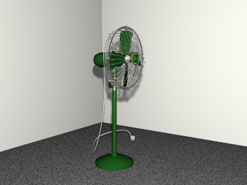 Pad Fan 3D model_2