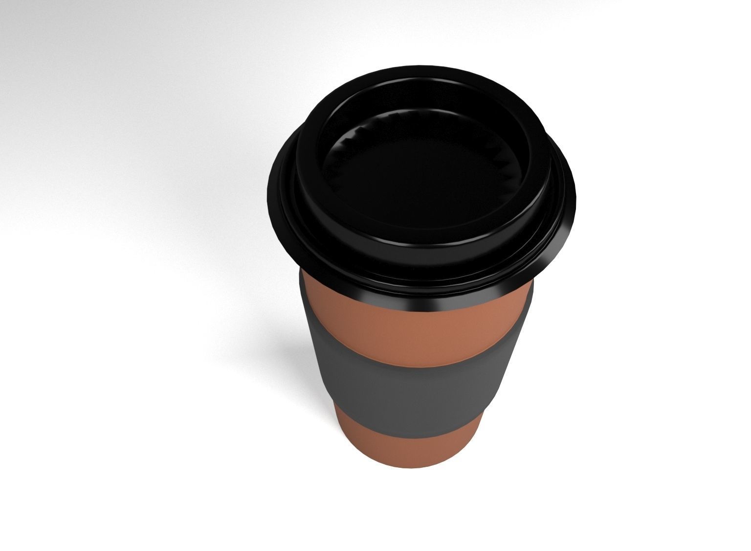 Paper cup for coffee 3D model_2