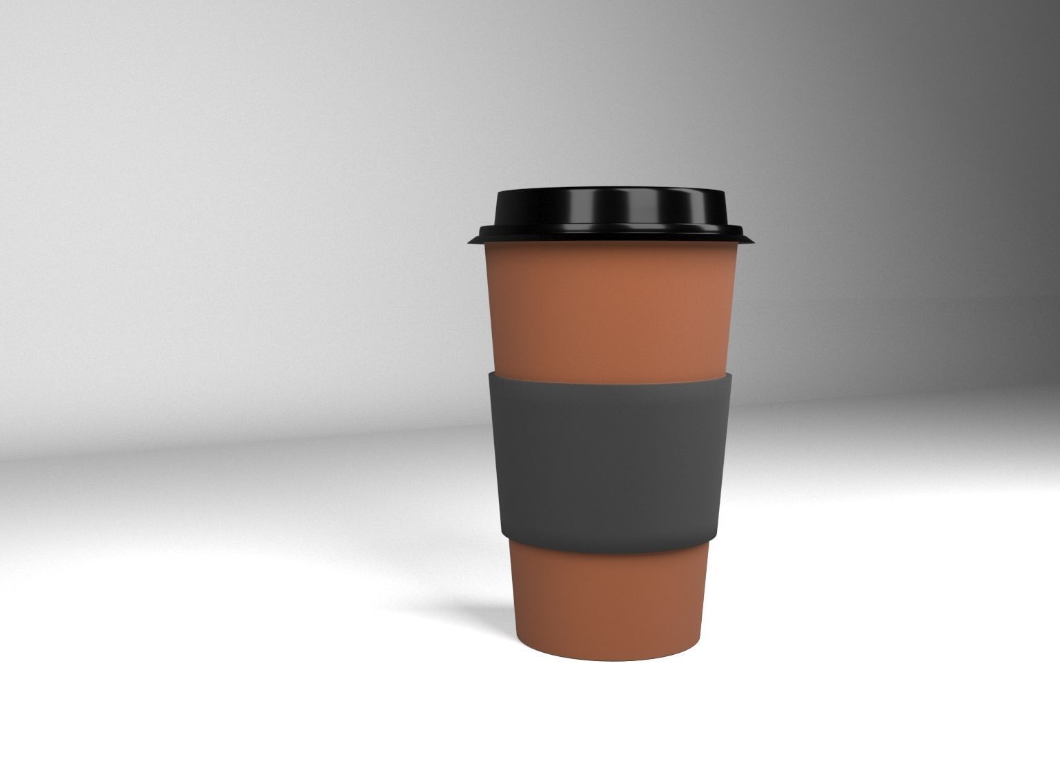 Paper cup for coffee 3D model_1