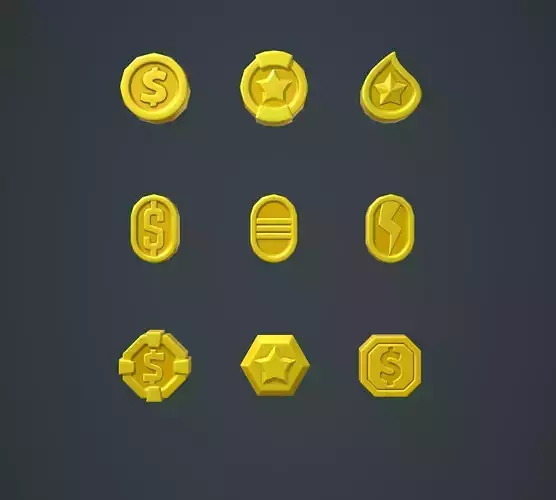 Coins Stylized Pack