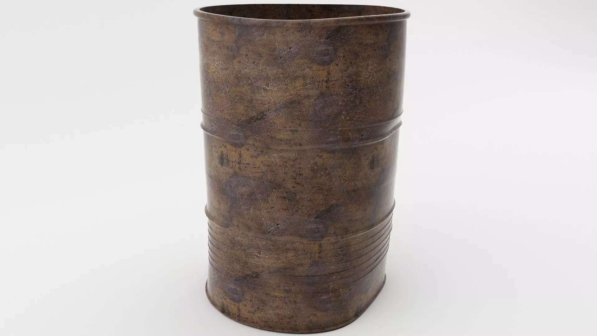 Old Barrel PBR Free 3D model