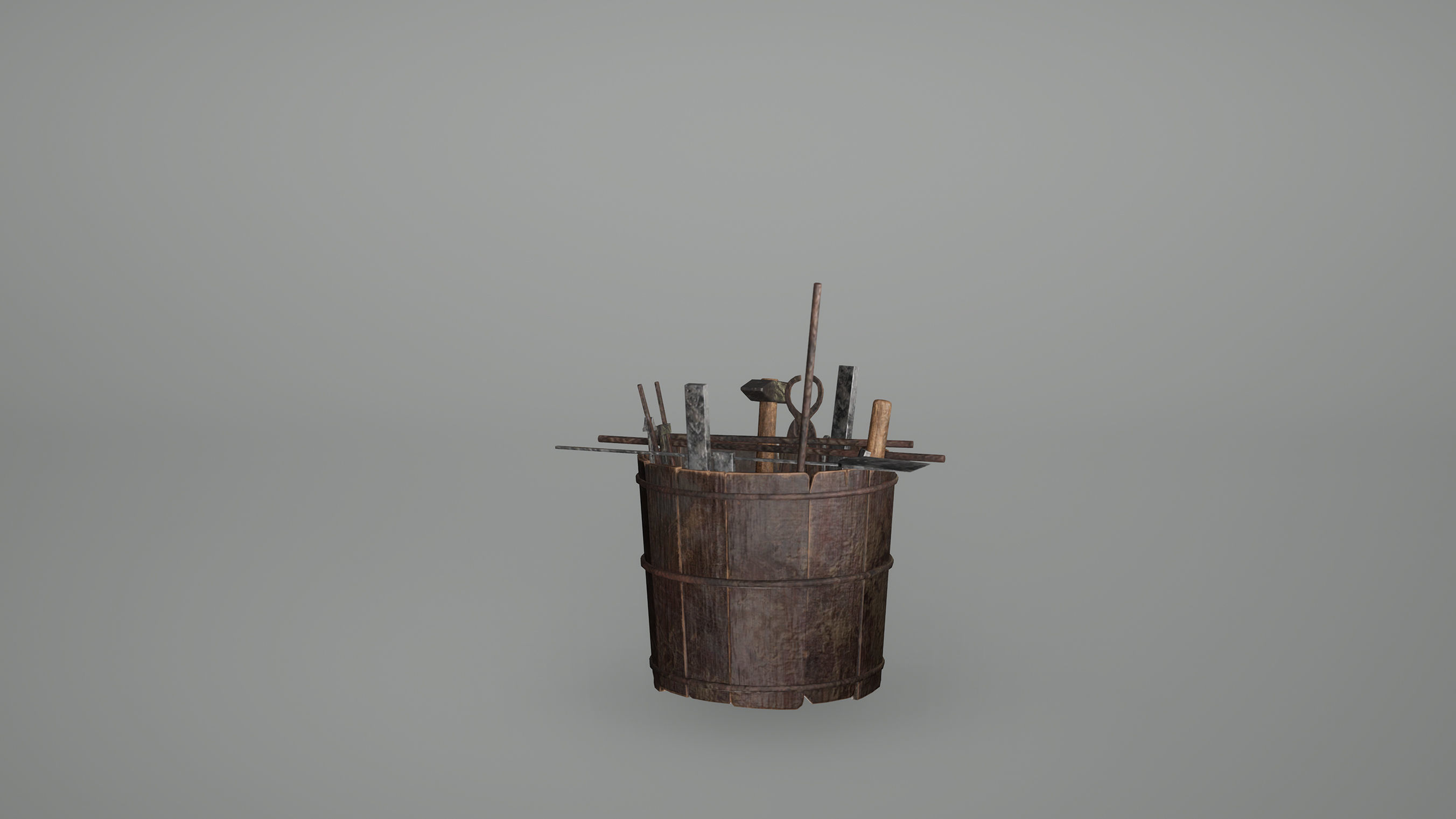 Viking Tools Low Poly Game Ready Low-poly 3D model_4