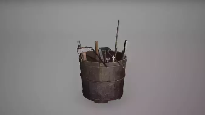 Viking Tools Low Poly Game Ready