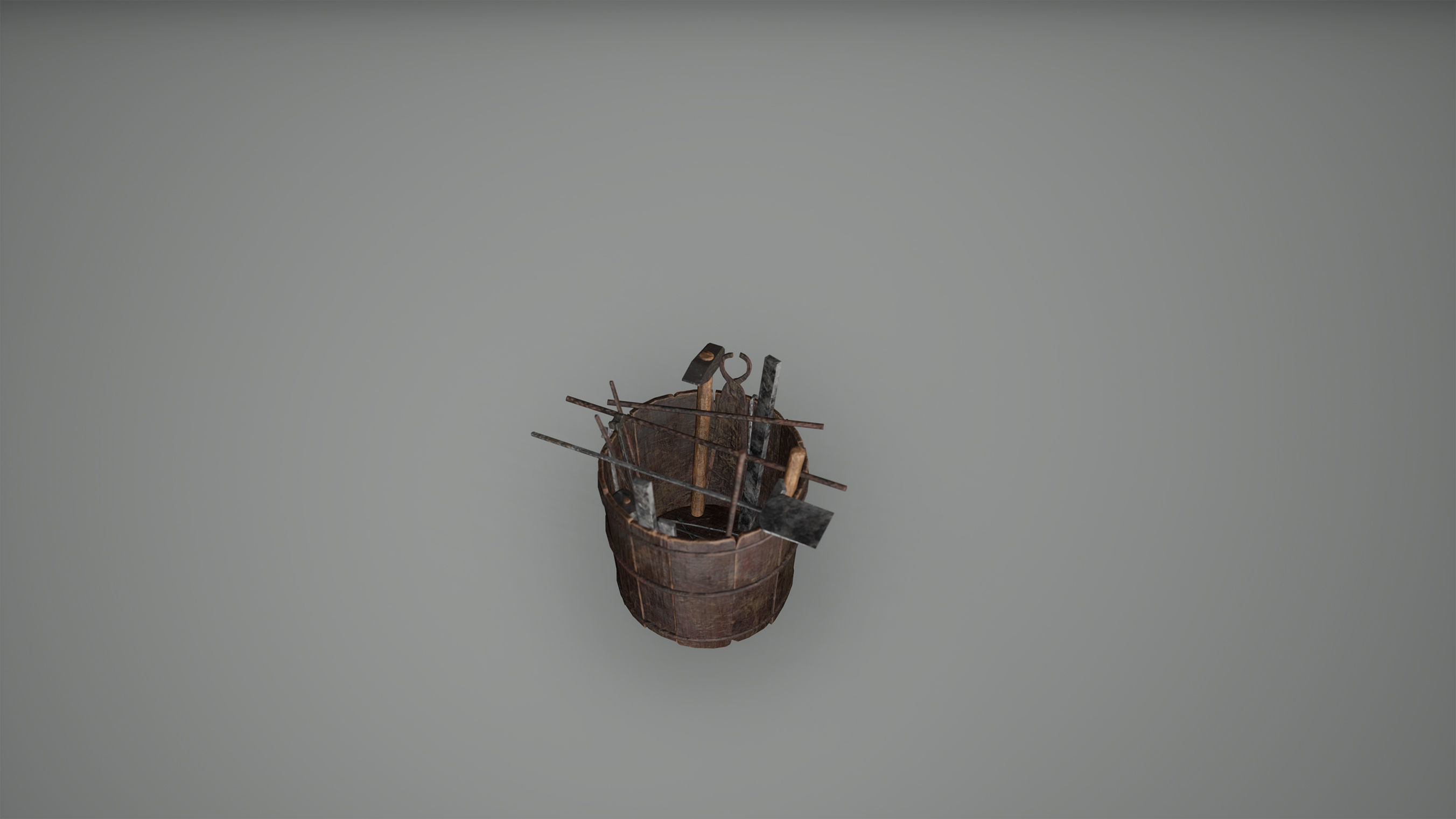 Viking Tools Low Poly Game Ready Low-poly 3D model_5