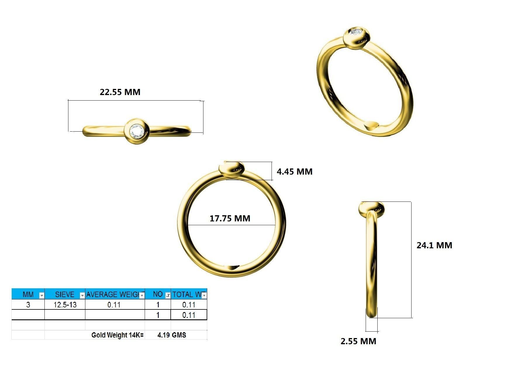 Ring - 138098 3D print model_12