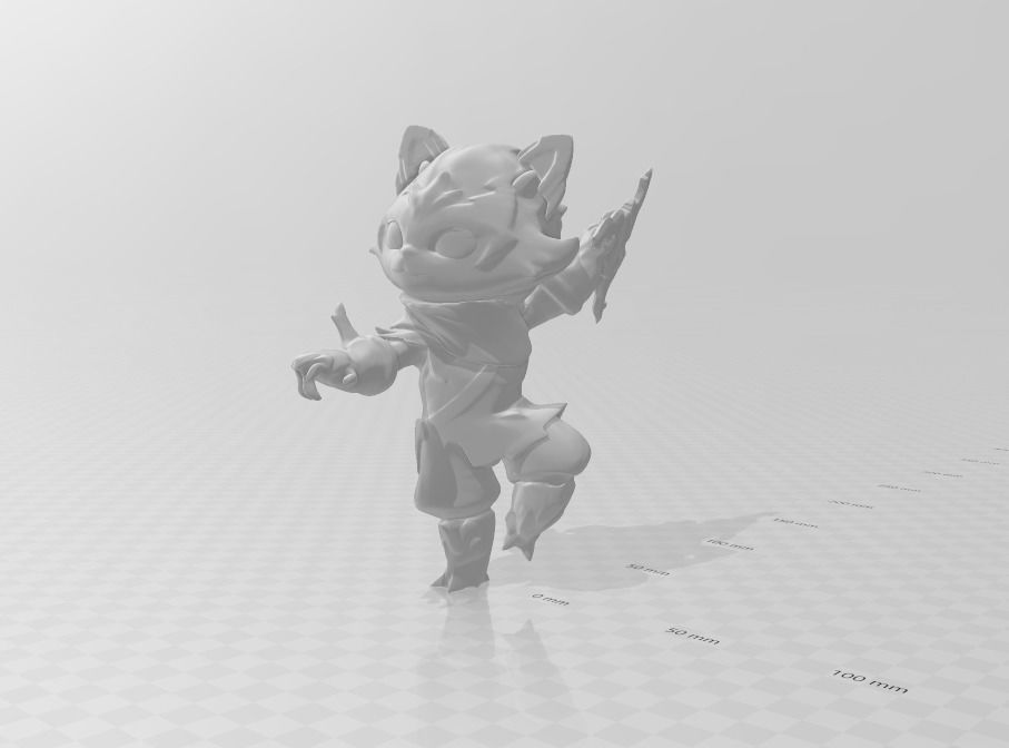 DWG Kennen 3D Model 3D print model_2