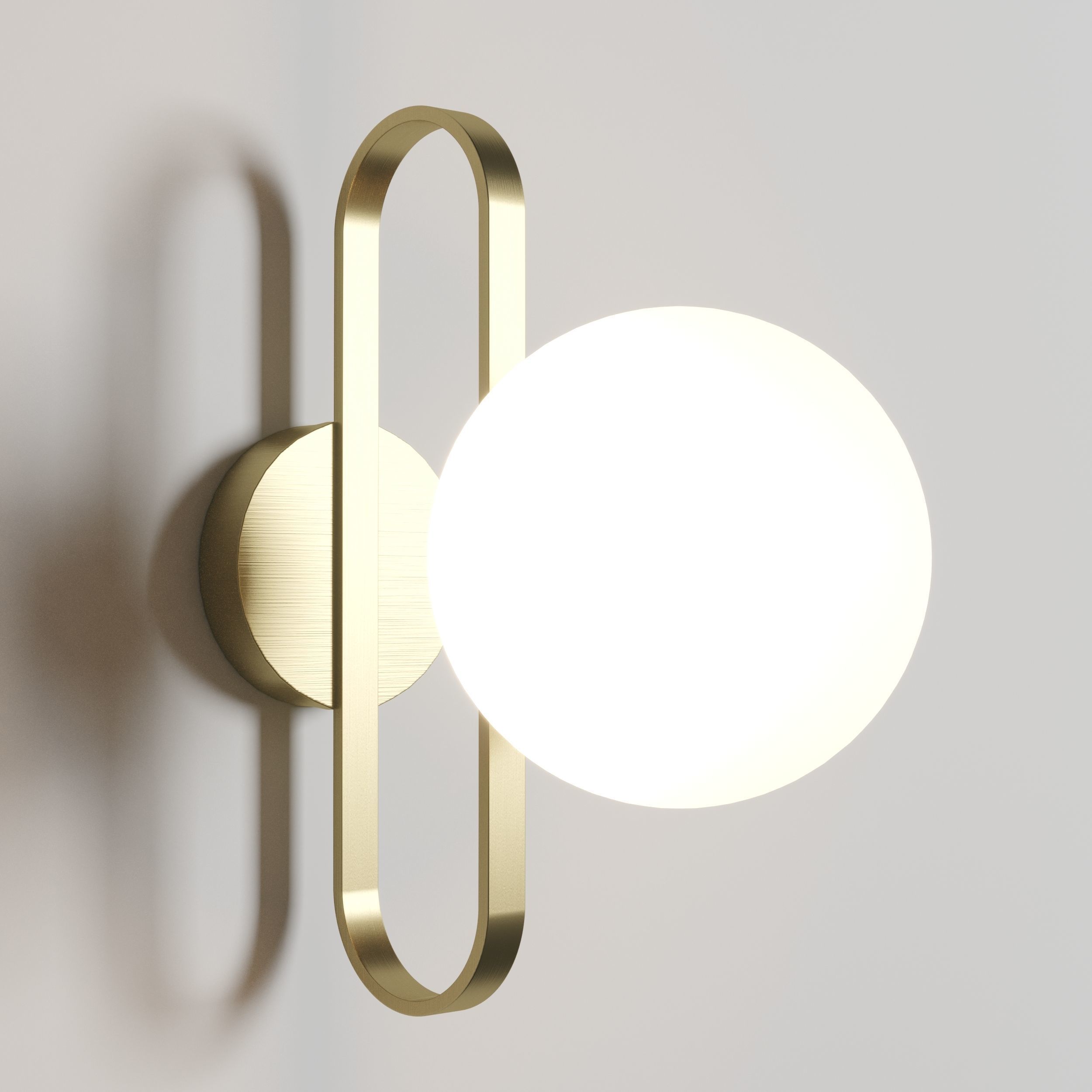 modern nordic wall lamp amara 3D model_2