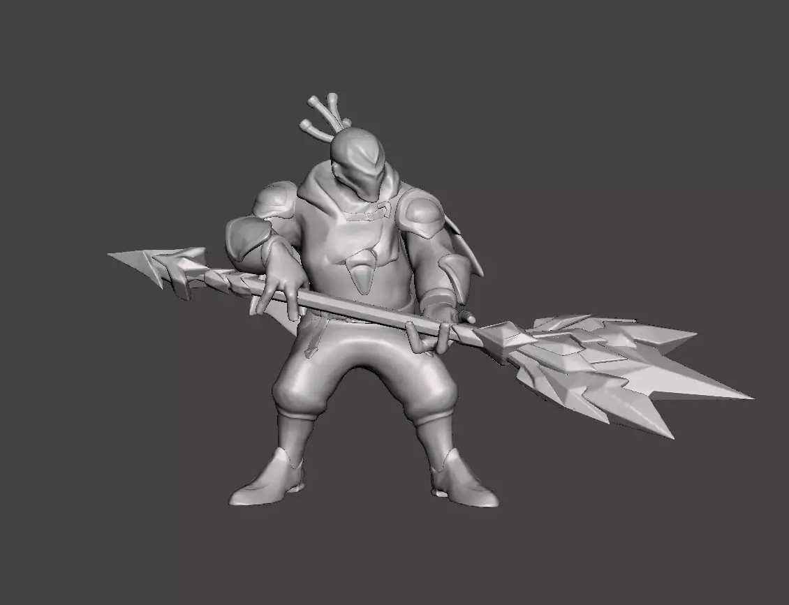 Conqueror Jax Prestige Edition 3D Model 3D print model_0