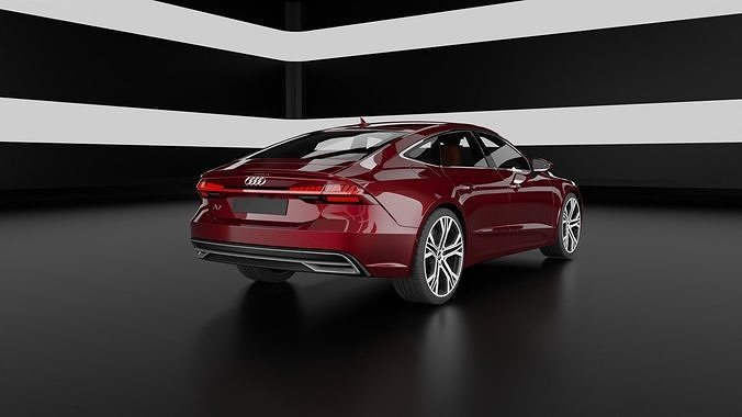 Realistic Audi A7 3d model 3D model