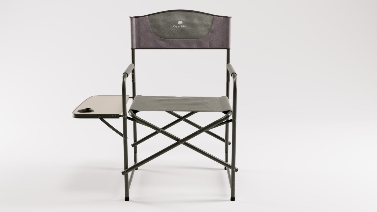 Folding Aluminum Camping Portable Lightweight Chair  3D model_3