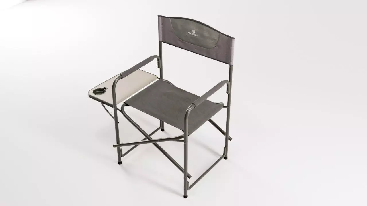 Folding Aluminum Camping Portable Lightweight Chair  3D model_0