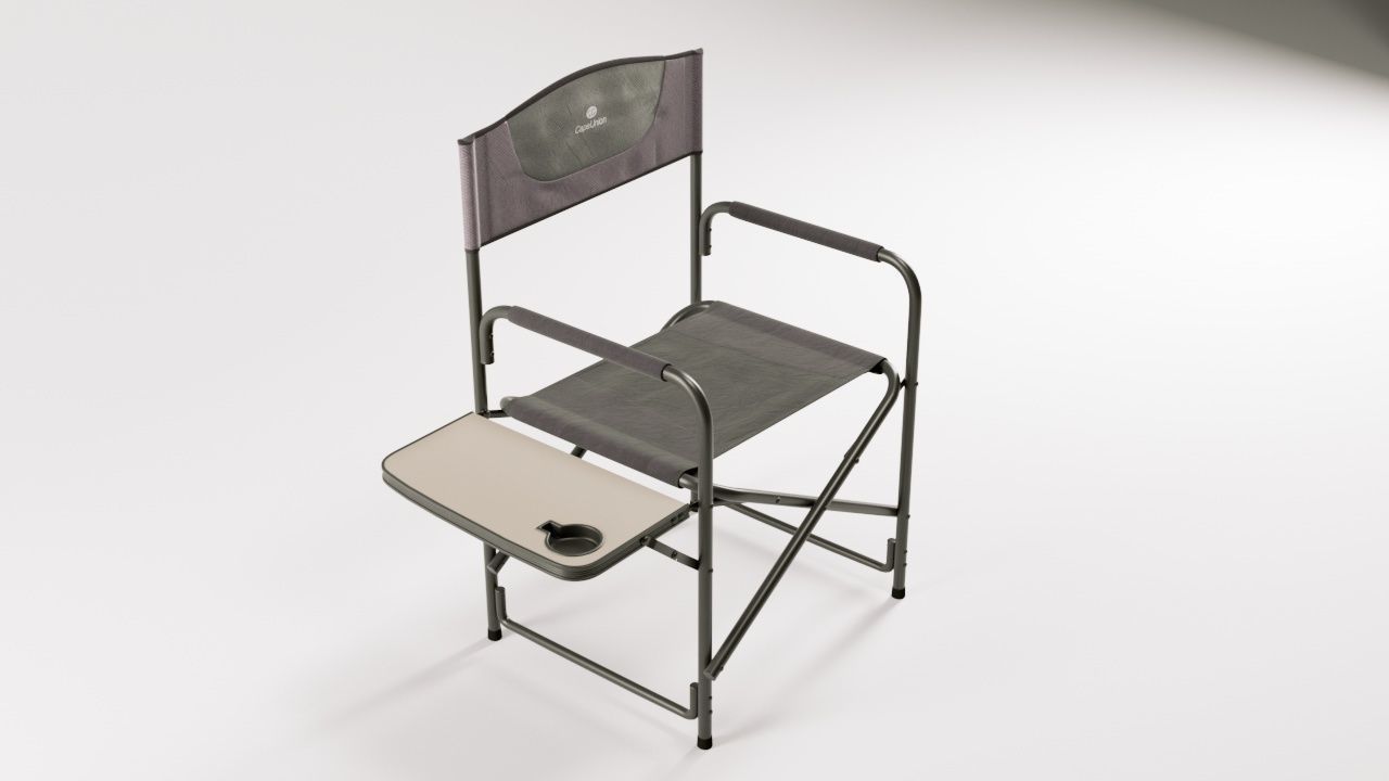Folding Aluminum Camping Portable Lightweight Chair  3D model_2
