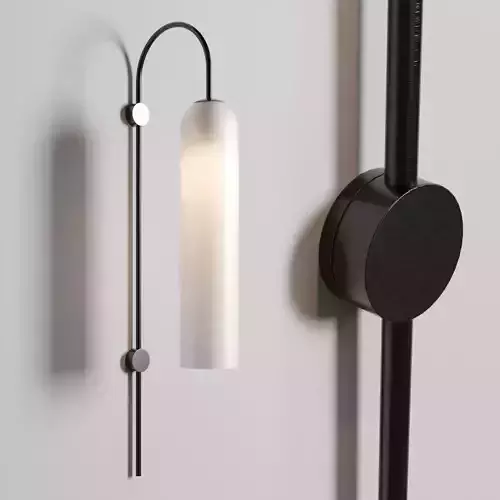 float wall sconce light 3D model