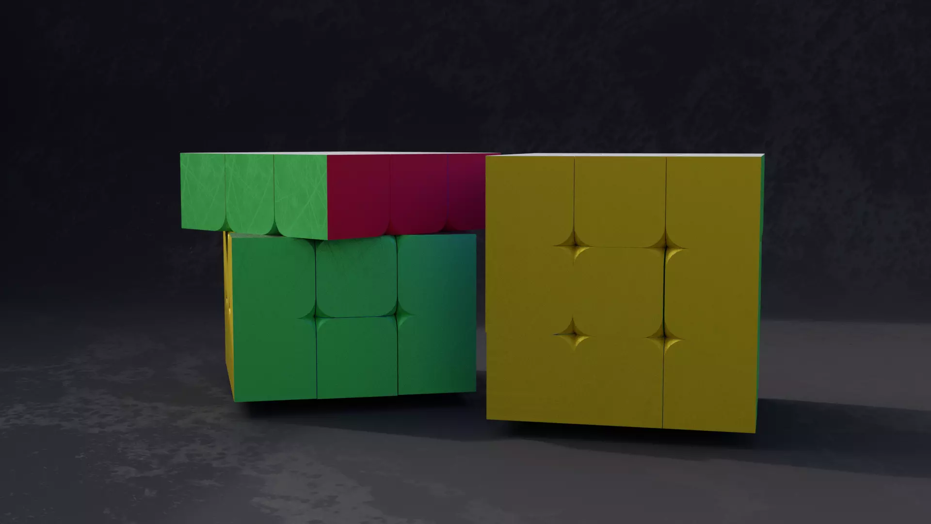 Rubik Cube 3x3 Free 3D model