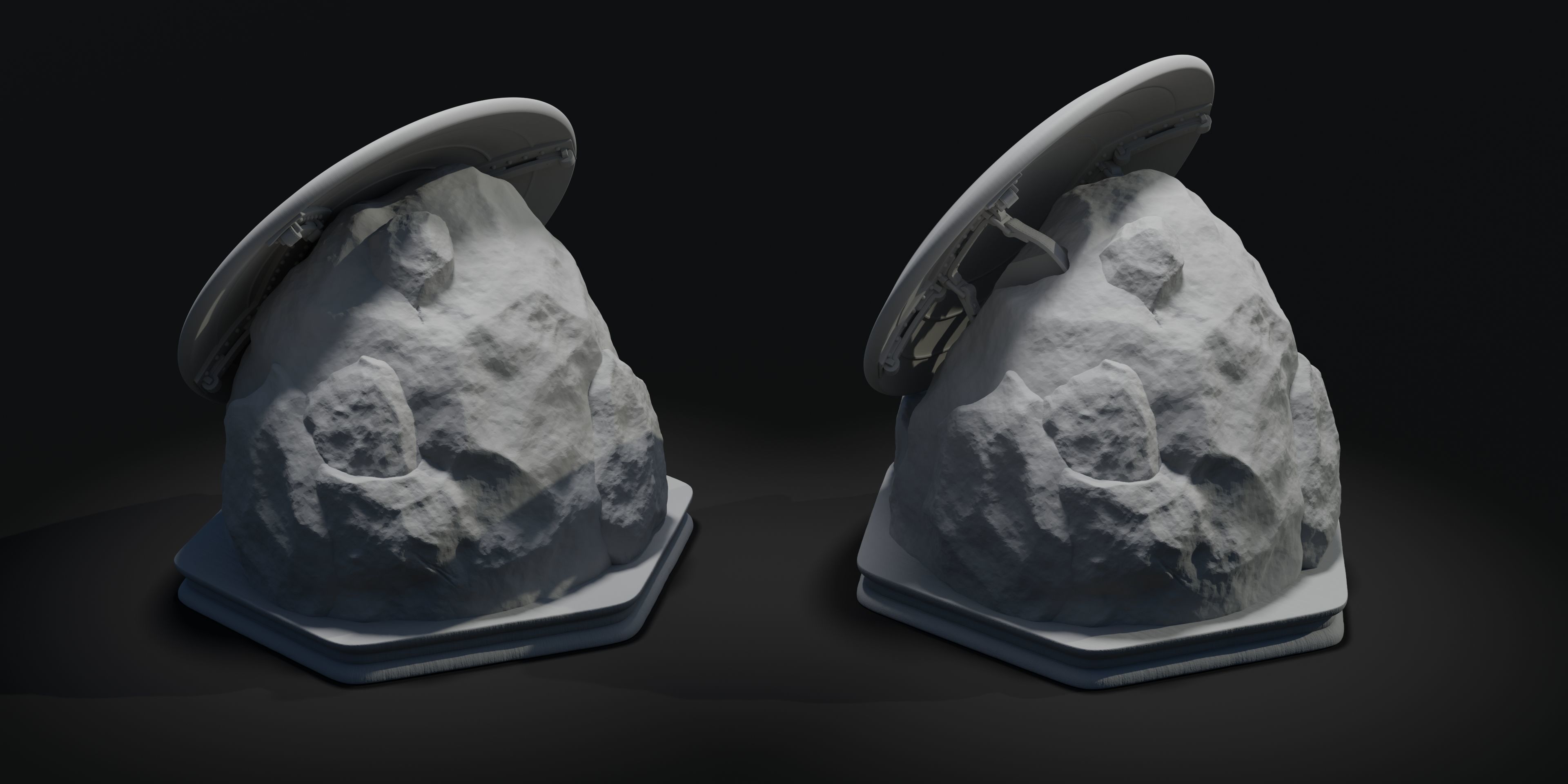 Captain Americas Shield Sculpture 3D print model_5