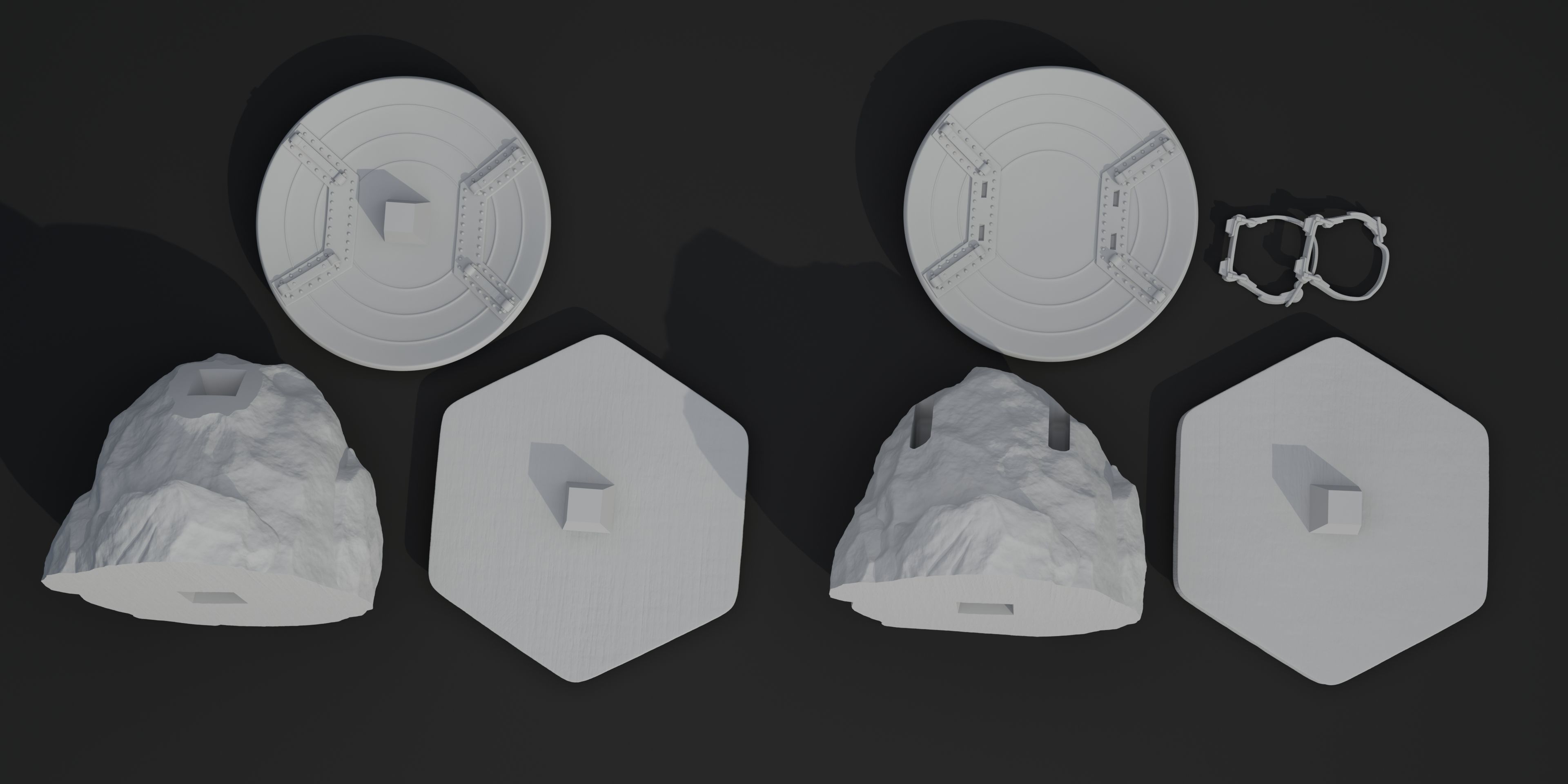 Captain Americas Shield Sculpture 3D print model_8