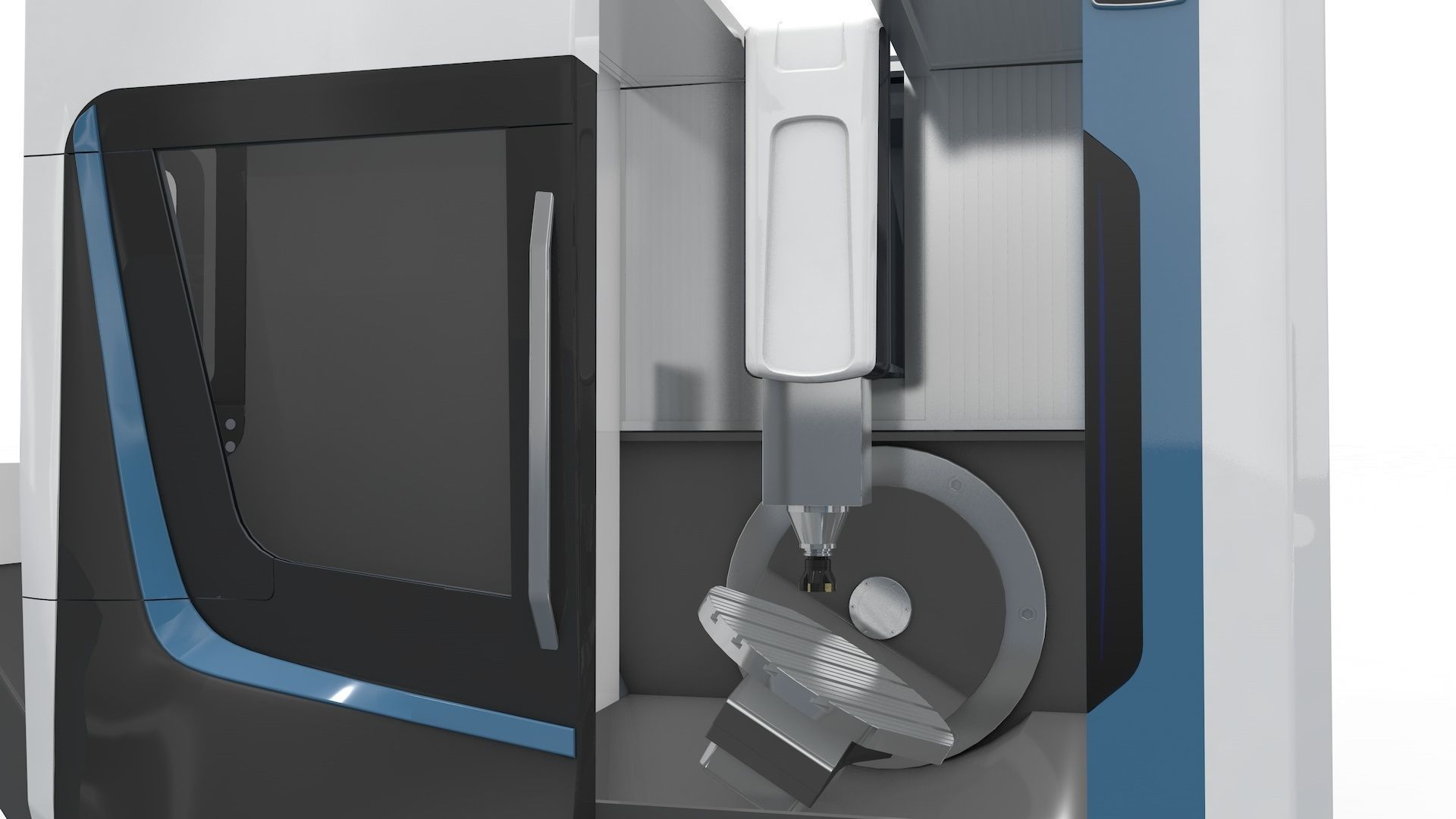 Milling Machine CNC  3D model_21