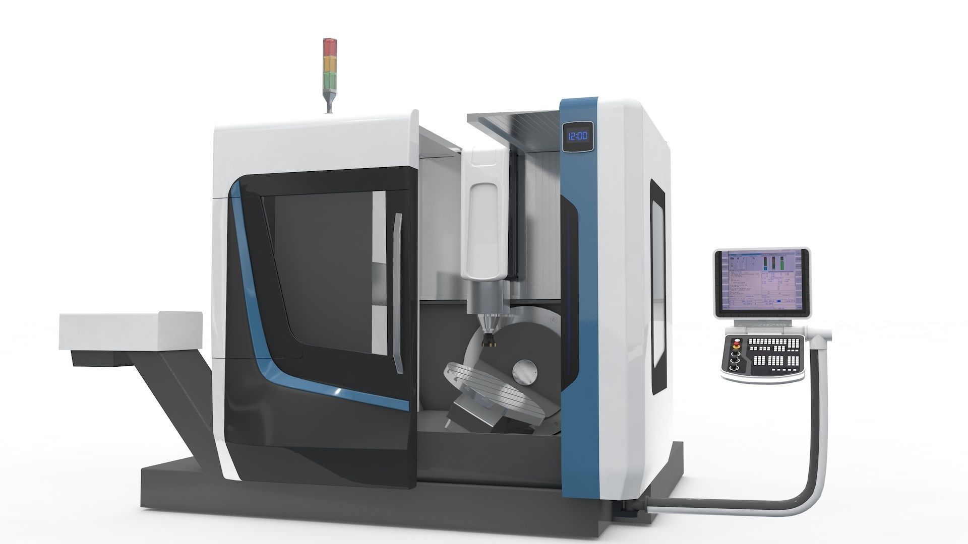 Milling Machine CNC  3D model_2
