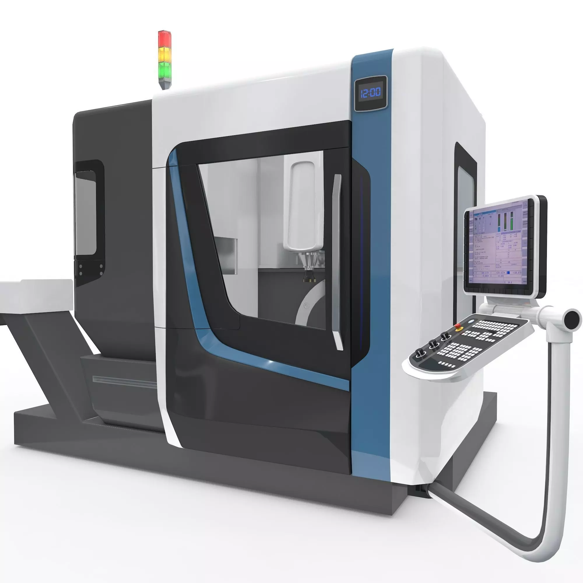 Milling Machine CNC  3D model_0