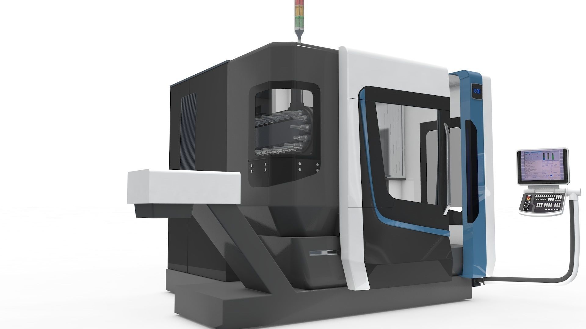 Milling Machine CNC  3D model_3