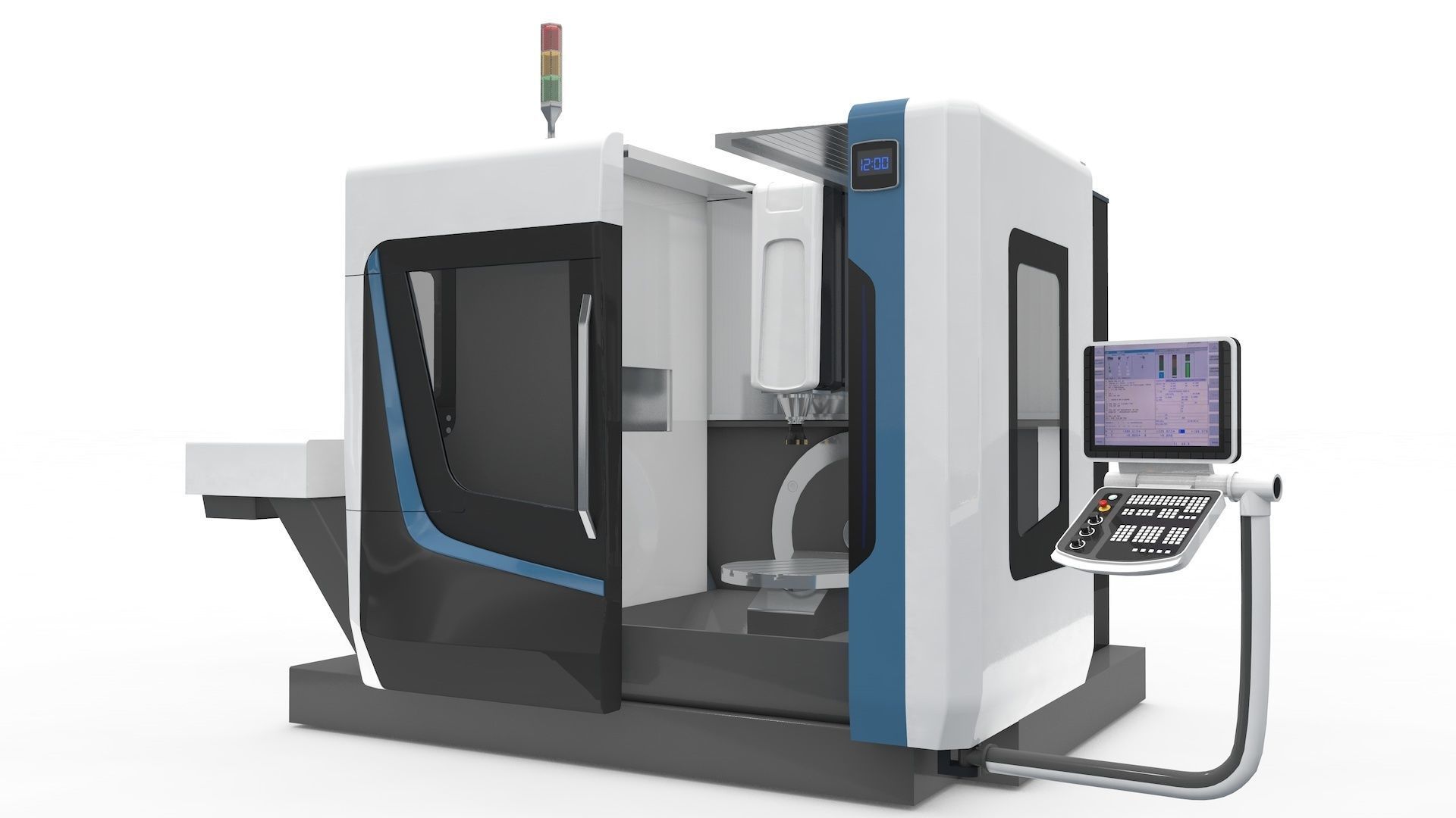 Milling Machine CNC  3D model_6