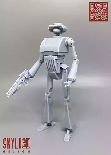 Tx Series Tactical Droid One12 Scale articulation STL 3d model 3D print model