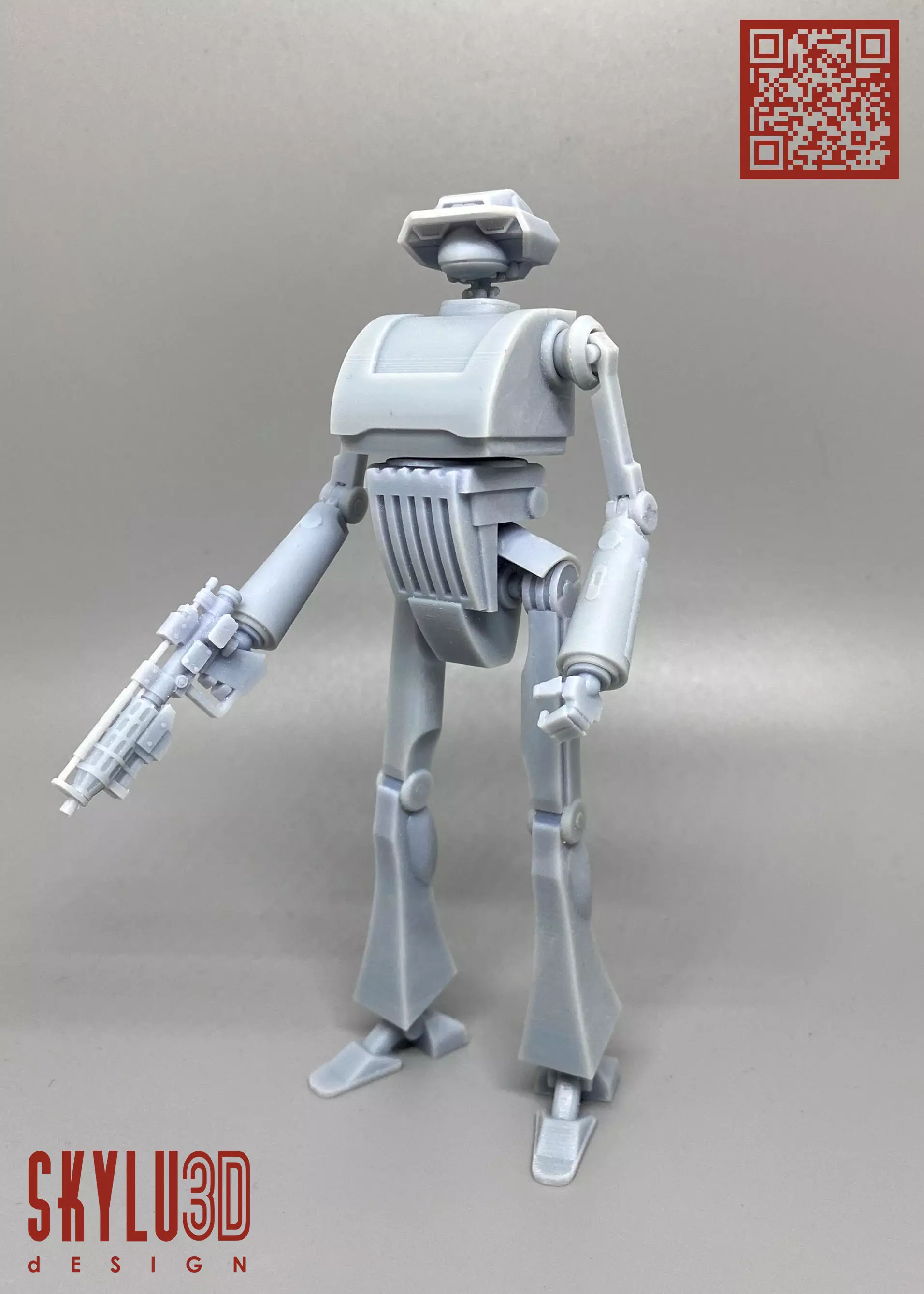 Tx Series Tactical Droid One12 Scale articulation STL 3d model 3D print model_0
