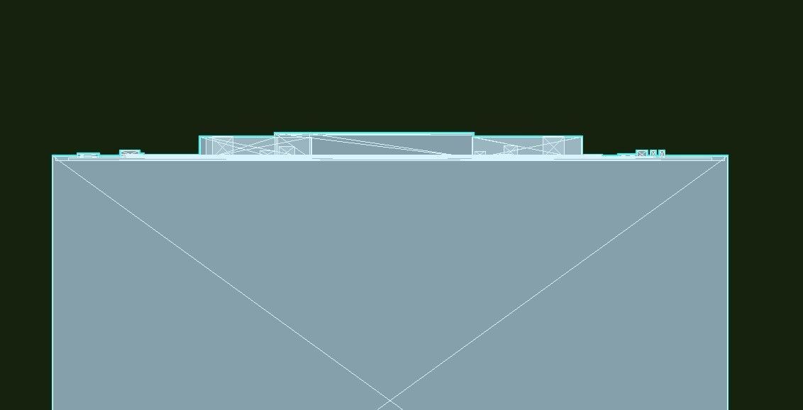 Philip Burton Federal Building Low-poly 3D model_36