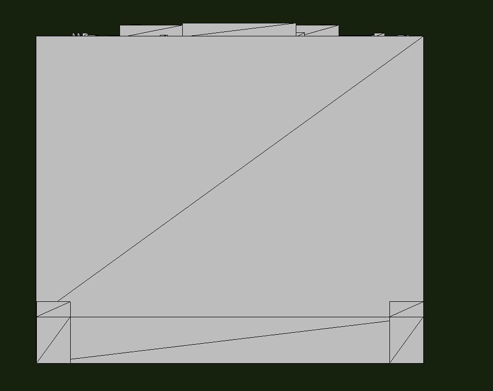 Philip Burton Federal Building Low-poly 3D model_27