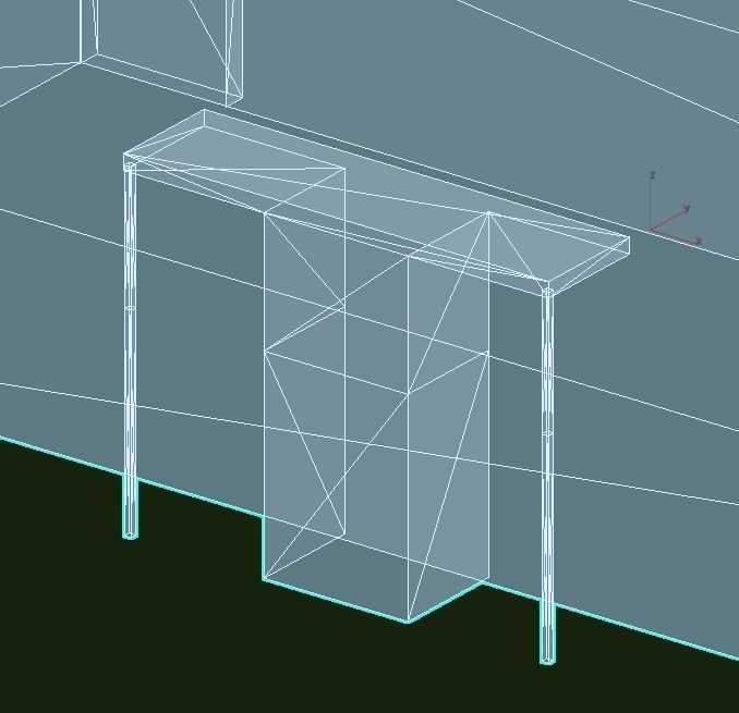 Philip Burton Federal Building Low-poly 3D model_34