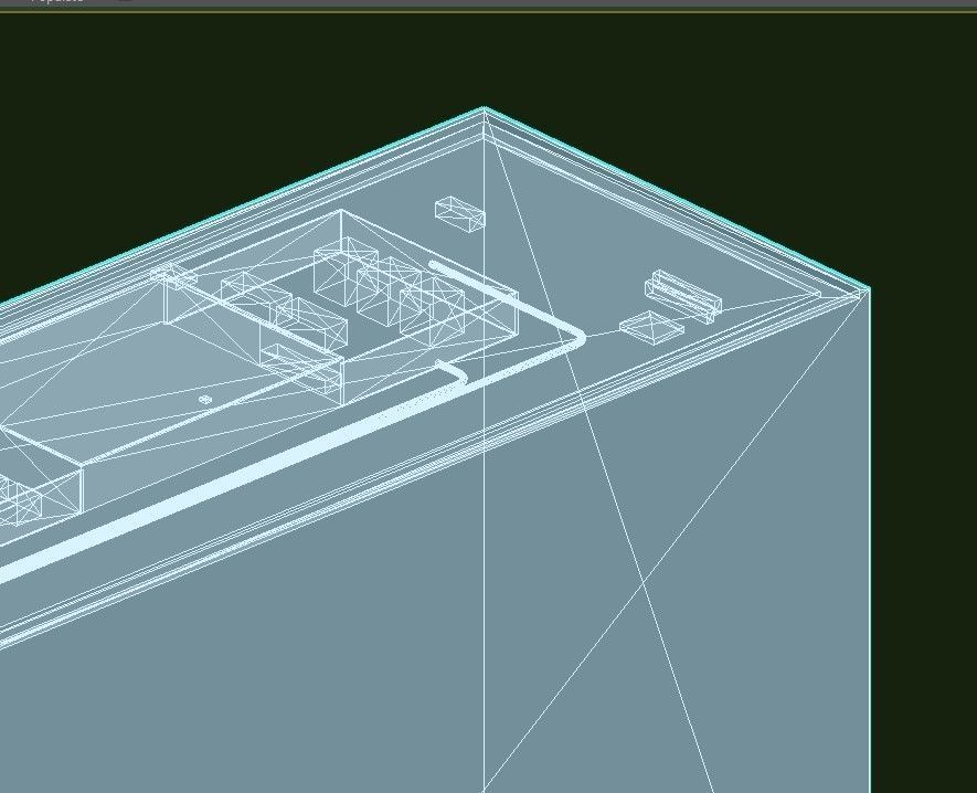 Philip Burton Federal Building Low-poly 3D model_31