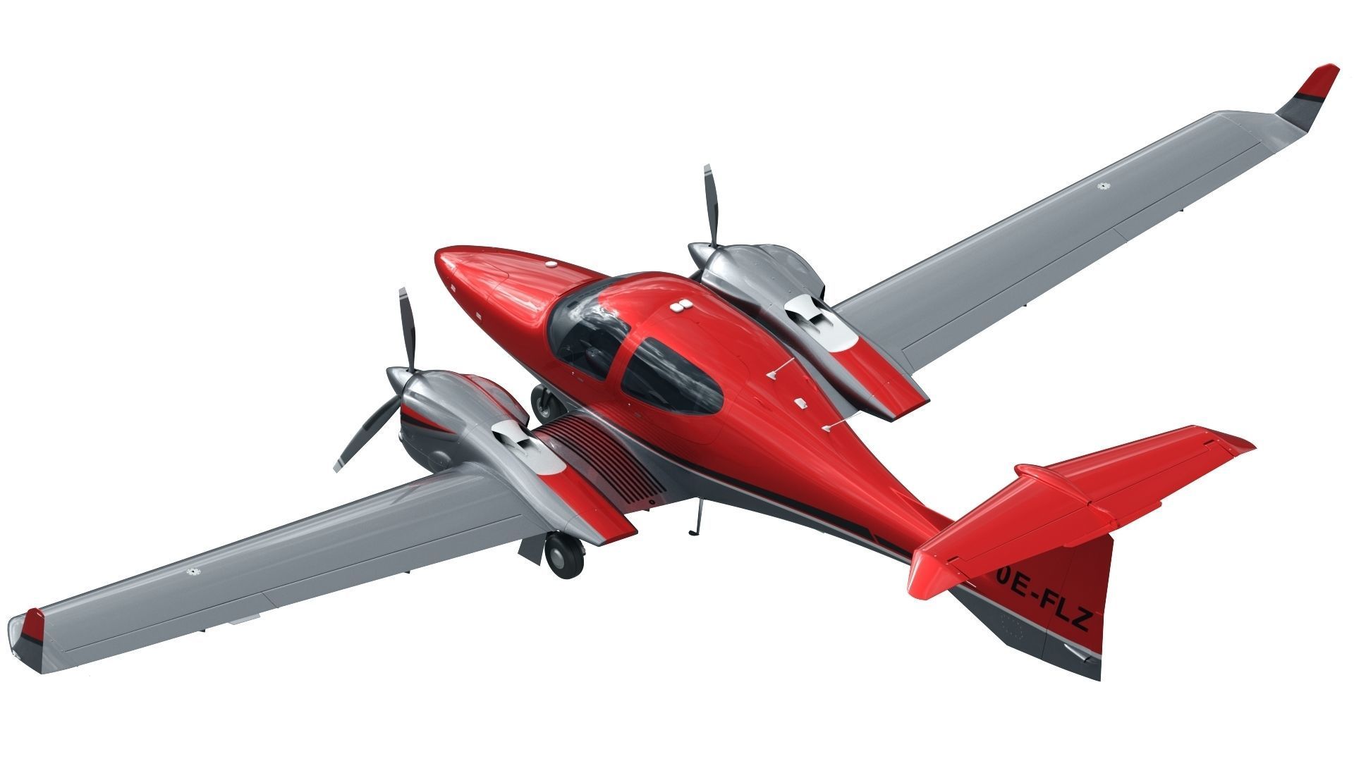 Diamond DA42 3D model_3