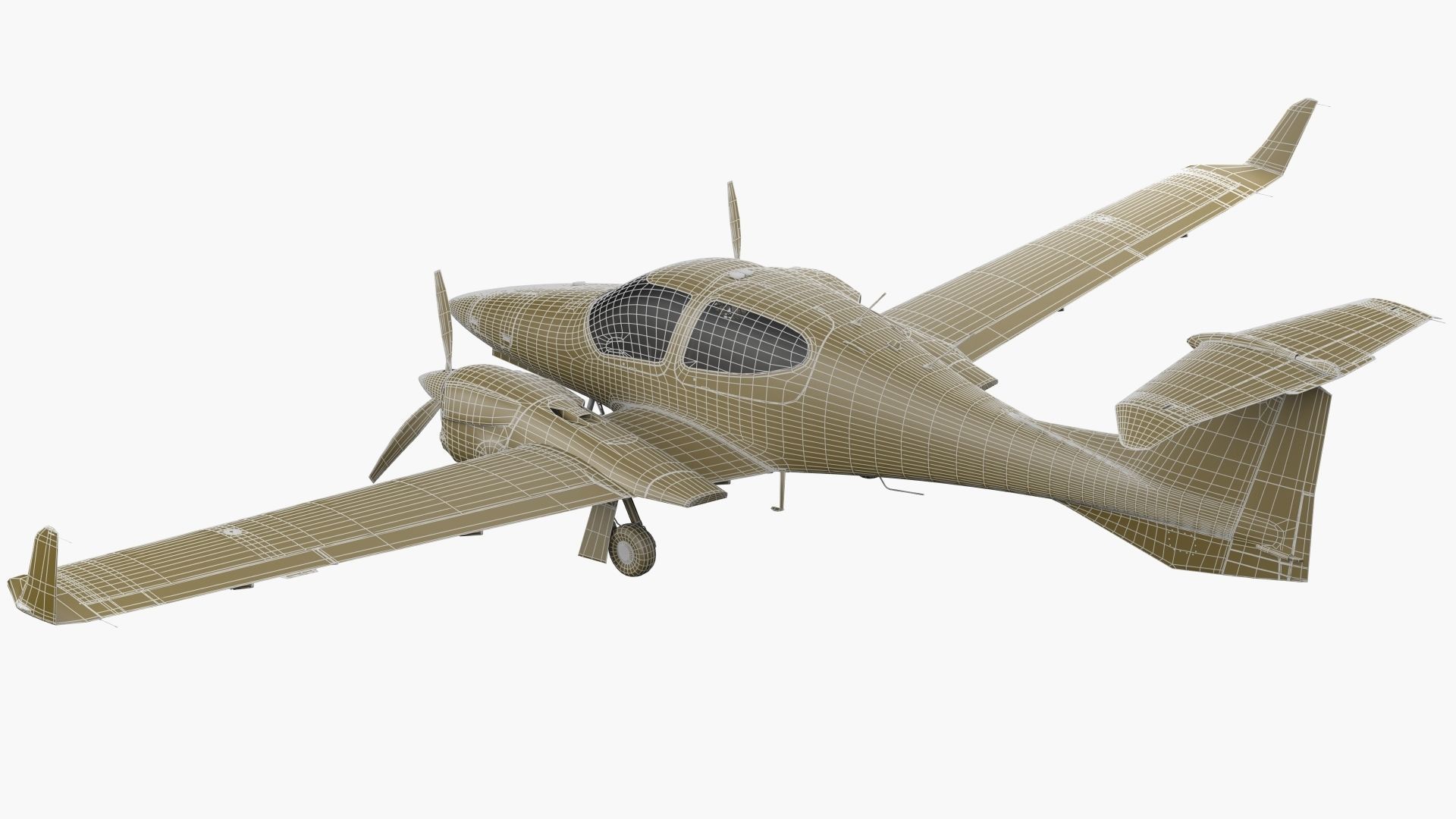 Diamond DA42 3D model_31